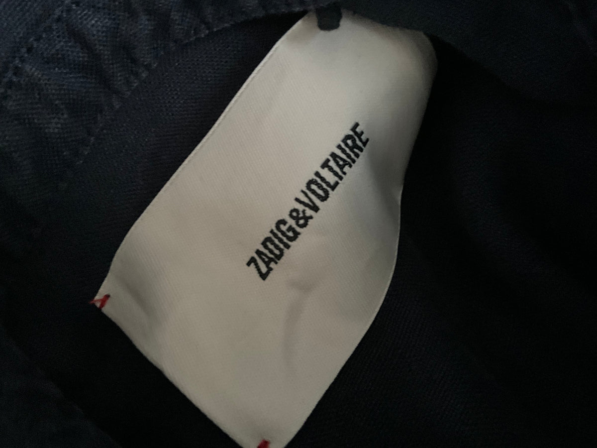 Zadig and Voltaire KIDO LIN LAVE Navy blue line shirt jacket size S small men