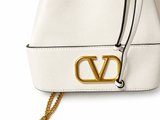 Valentino Garavani VLOGO Signature Mini Bucket Bag in Nappa Leather Crossbody ladies