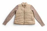 Moncler Cardigan Tricot Virgin Wool Sleeves Jacket in Blush Size M medium ladies
