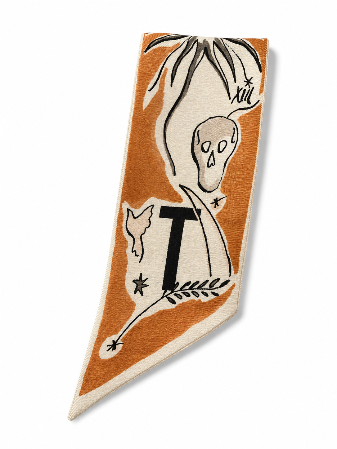 Christian Dior Silk Mitzah ABCDIOR “T” Scarf ladies
