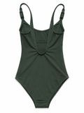 Eres Khaki One Piece Swimsuit size F 38 US 6 UK 10 ladies