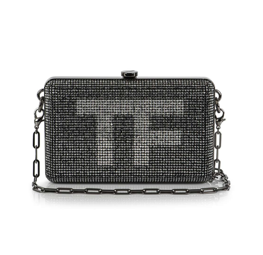 Tom Ford Crystal-Embellished Mini Clutch Bag with extra strap Handbag ladies