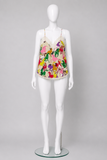 Zadig & Voltaire Runaway Horses Silk Rhinestone Lace Crystals Top ladies