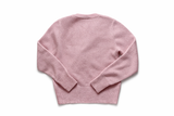 Max Mara Pink Cable Knit V neck Sweater Jumper Size M medium ladies