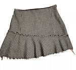 ZARA Trafaluc Collection Houndstooth Mini skirt Size S small ladies