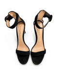 Gianvito Rossi Portofino 85 Black Suede Sandals – Size EU 38 ladies