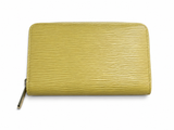 Louis Vuitton Zippy Wallet Yellow Epi Leather ladies