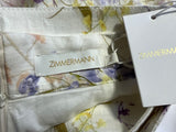 Zimmermann Rhythmic Tuck High-Waisted Floral Linen Shorts – Size 2 / UK 12  ladies