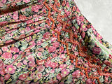 BONPOINT FLORAL LIBERTY PRINT HAND EMBROIDERED DRESS SIZE 14 YEARS