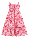 Poupette St Barth Floral Print Halterneck Midi Dress ladies