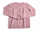 BONPOINT GIRLS’ PURE CASHMERE CHERRY-MOTIF CARDIGAN SIZE 12 YEARS children