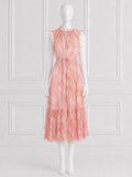 Zimmermann Kaleidoscope Picnic Midi Dress – Geranium Blush ladies
