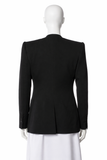 TOM FORD SINGLE BREASTED SHAWL LAPEL CROPPED TUXEDO JACKET BLAZER Size I 38 XS Ladies