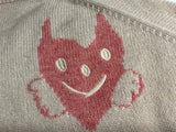 Zadig & Voltaire Markus Heart 100% Cashmere Jumper ladies