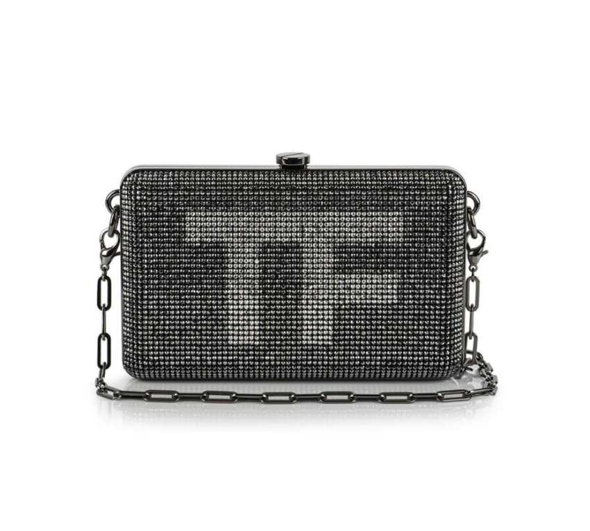 Tom Ford Crystal-Embellished Mini Clutch Bag with extra strap Handbag ladies
