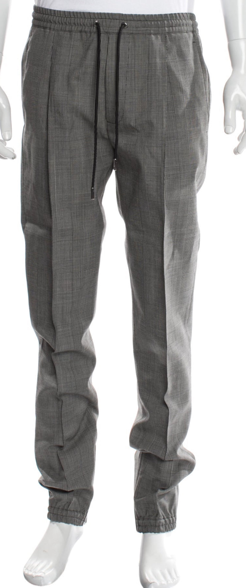 Dior Virgin Wool Check CD Icon Two-Piece Set Suit Size 48-jacket Size 50-trousers men