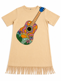 Stella McCartney Kids Guitar Print T-Shirt Dress – 12 Years children