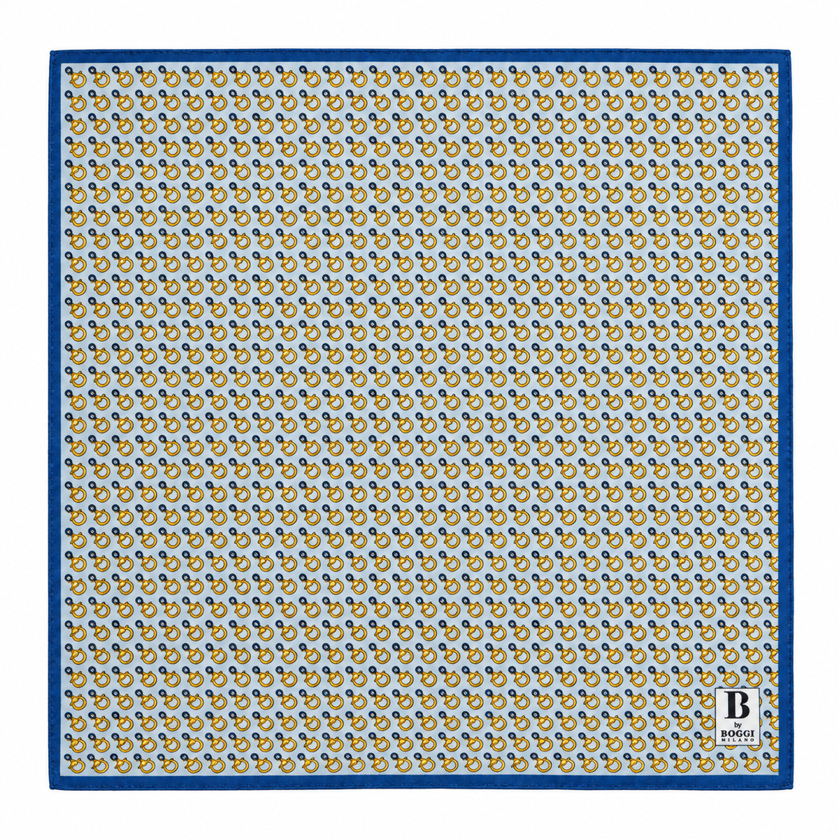 B by Boggi Milano Men’s 100% Cotton Pocket Square men