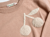Bonpoint Girls Cashmere Cherry Sweater – Size 12 years children