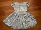 Stella McCartney KIDS Girl's BLUE & SILVER TULLE DRESS Size 10 years old children