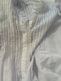 Zadig & Voltaire Timmy Tomboy Tunic Blouse Shirt in Sky Size S small ladies