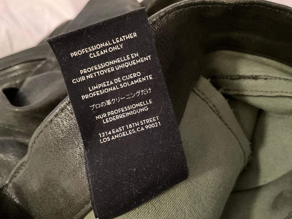 J BRAND Stretch-leather lambs leather skinny pants size 27 ladies
