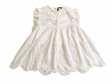 ZARA Woman Broderie Anglaise White Blouse ~Top size M medium ladies