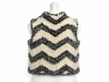 Marc by Marc Jacobs Real Rabbit Fur Cropped Vest O/S One size ladies