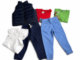 Kids Designer Clothing Lot – 6 Pieces (Age 3–4 Years) – Ralph Lauren, Uniqlo, Benetton Marvel, Paz Rodriguez & Transformers children