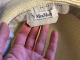 ’S Max Mara Straw Sun Hat one size ladies