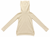 Hermès Cream Cashmere & Wool Cowl Neck Jumper – Size F 36 ladies