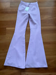 Safiyaa lavender wide leg pink trousers pants Size F 36 UK 8 US 4 ladies