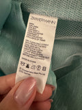 Zimmermann High Tide Lift Off Flower Linen-Silk Mini Dress Size 0 XS ladies