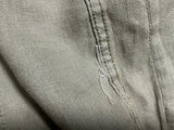 Zadig & Voltaire Khaki Green Linen Military Jacket with Eagle Embroidery ladies