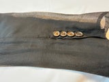 Brunello Cucinelli Black Linen & Silk Blazer Monili size I 40 UK 8 US 4 S small ladies