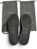 Tom Ford Black Suede Low-Top Sneakers – US 9 / EU 42 men