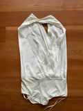 £615 Donna Karan New York Satin Halter Bodysuit Size US 4 GB 6-8 IT 38 ladies