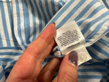 Nili Lotan Striped Long Sleeve Button-Up Shirt size XS ladies