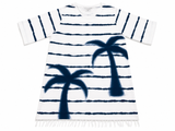 Stella McCartney Kids Palm Tree Fringe T-Shirt Dress – Age 12 Years children