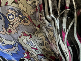 Emilio Pucci Silk Butterfly Print Pleated Maxi Skirt  – Size L ladies