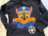Name It Paw Patrol Chase Long Sleeve T-Shirt Top Boys 5–6 Years 116 Nickelodeon children