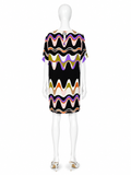 Emilio Pucci Silk Waves Printed Mini Dress – Size M ladies