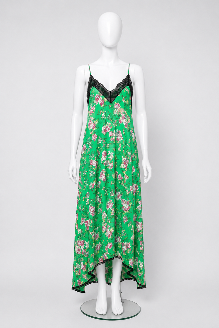 ZADIG & VOLTAIRE Risty Print Roses Lace Dress Size L large ladies