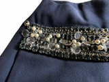 Miu Miu Navy Embellished Tailored Shorts Size I 38 ladies