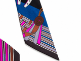 Hermès Brides et Gris Gris Silk Twilly Scarf ladies