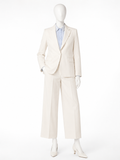 Weekend Max Mara Ecru Linen & Cotton Trouser Suit ladies