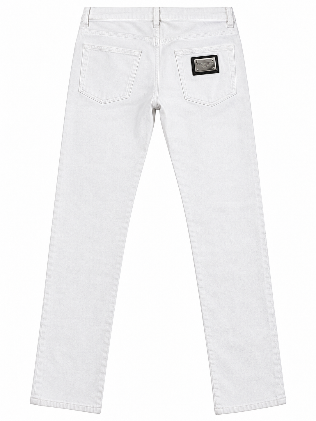 Dolce & Gabbana Men’s White Slim Fit Jeans – Size IT 50 men