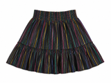 Stella McCartney Kids Metallic Rainbow-Stripe Skirt 10 years children