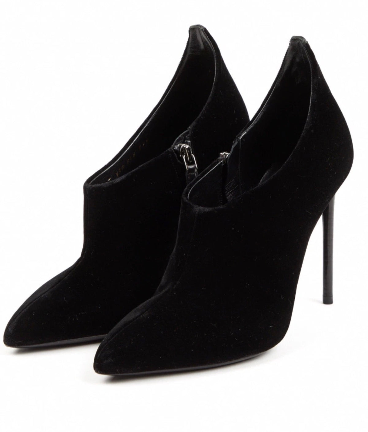 TOM FORD Velvet ankle boots heels Size 37.5 UK 4.5 US 7.5 ladies