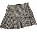 ZARA Trafaluc Collection Houndstooth Mini skirt Size S small ladies